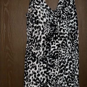 Fun Black & white animal print Calvin Klein Dress